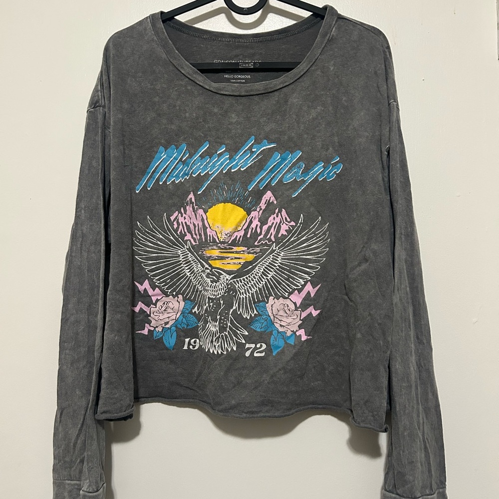 Grayson Threads Charcoal Graphic Long Sleeve Tee